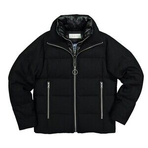 NWT THE VERY WARM Crosby - Black GIL GOREN Down Coat M (CO-41)